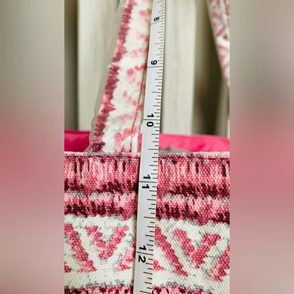 Estée Lauder Pink & Gold Cloth Bag Tote 💐🆕💐 Limited Edition Cloth Tote